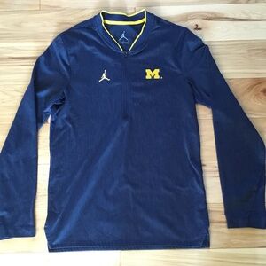 Nike Air Jordan University of Michigan 1/4 Zip Pullover